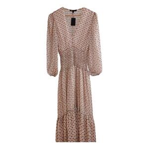 Maje Floral Long Sleeve Dress 38